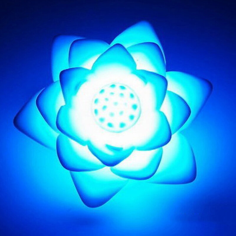 Lampe LED à couleur changeante en fleur de Lotus, ambiance romantique, luminaire décoratif d'intérieur