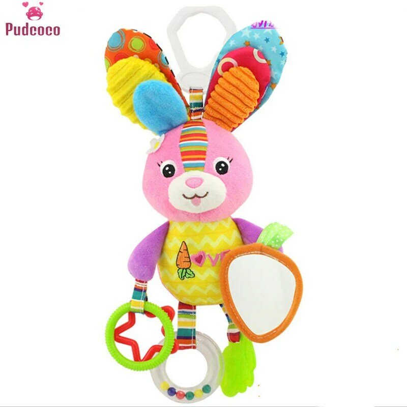 Pudcoco Kid Baby Crib Cot Pram Hanging Rattles Stroller&Car Seat Toy Activity Soft Ringing Bell toys developing Pushchair Toy