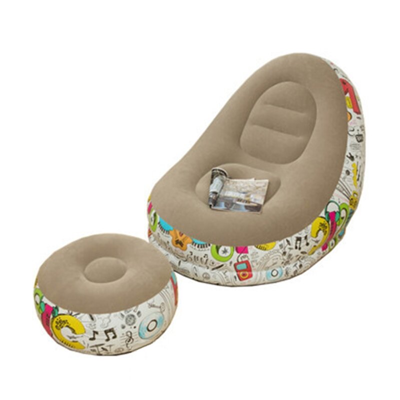 Canapé gonflable inclinable de Style Graffiti D0AD, fauteuil paresseux avec combinaison de pédales