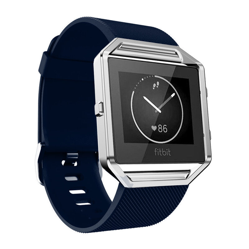 Correa de silicona sin bisel para Fitbit Blaze, accesorio de pulsera de repuesto para reloj inteligente frontier/Classic, para Fitbit Blaze
