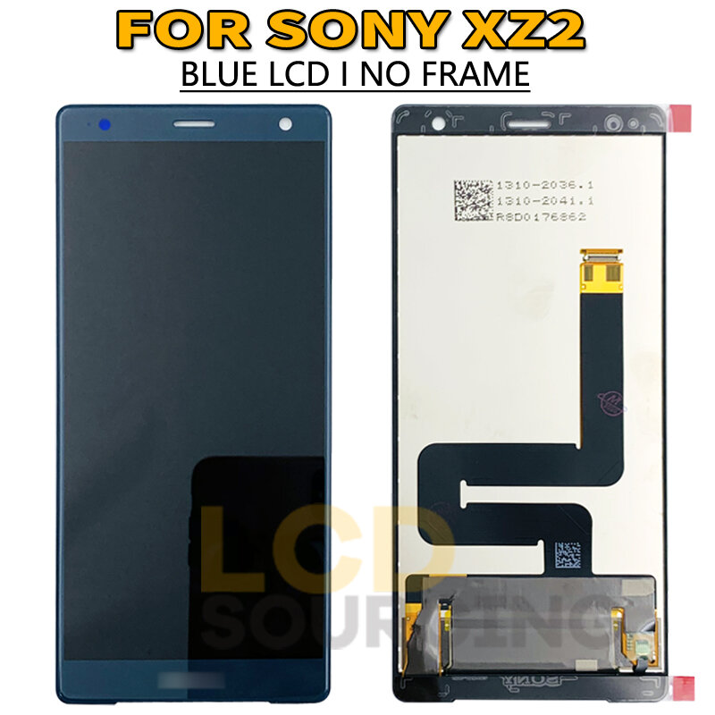 5.7 calowy wyświetlacz LCD dla Sony Xperia XZ2 H8216 H8266 H8276 H8296 ekran dotykowy wymiana Digitizer zgromadzenie dla Sony XZ2 LCD