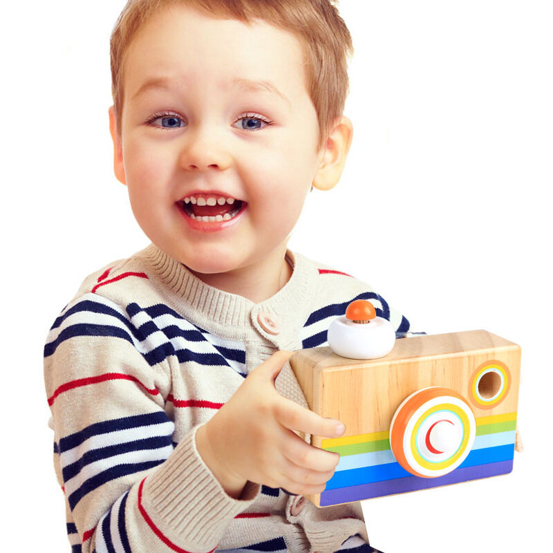 الكرتون SLR نوع الكاميرا المشكال متعدد الأضلاع بريزم متنوعة النحل العين تأثير الأطفال لعبة ممتعة هدايا للأطفال