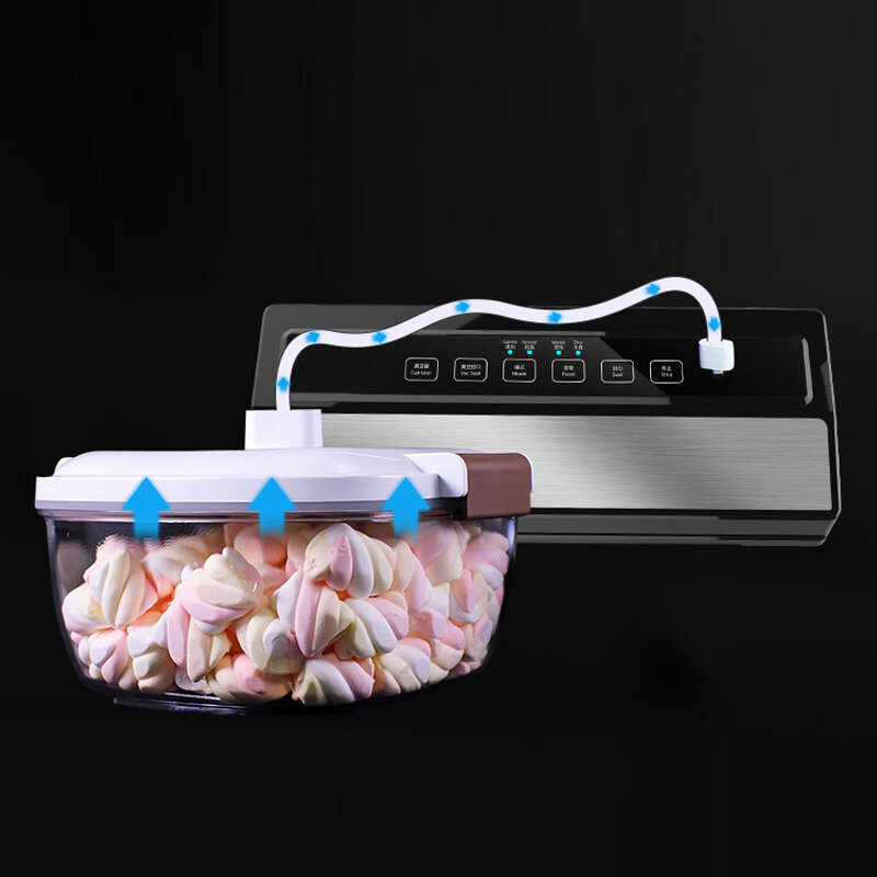 Vakuum Abdichtung Maschine Tasche Sealer Frische Verpackung Lebensmittel Obst Fisch Fleisch Packer Kunststoff Film Vakuum Film Hause Verwenden