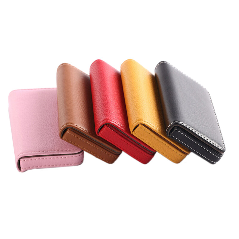 PU Leather Large Capacity Senior PU Name card holder Card package Business Card Holder Card Book Best Selling