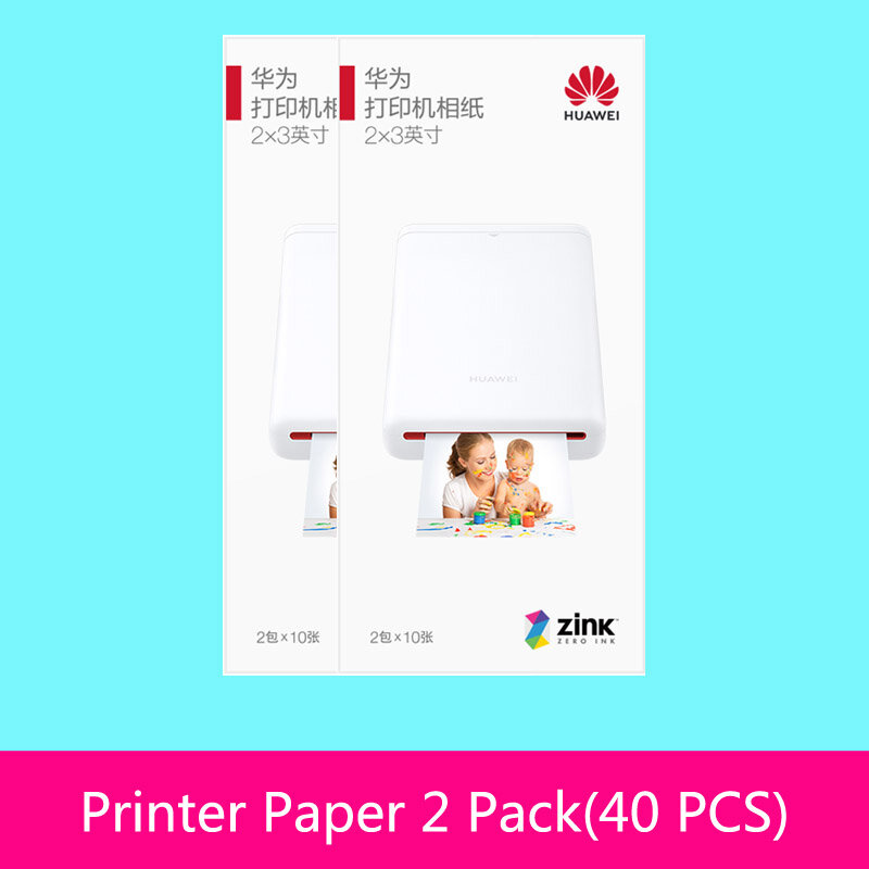 Papier photo en zink avec imprimante pour Huawei, canon zoemini de 2x3 pouces et 50x76 mm, LG PD261 251, 233, 239SP