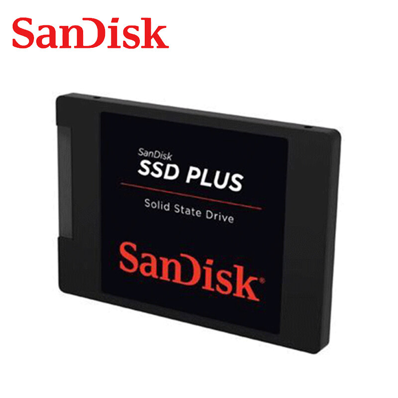 SanDisk SSD PLUS 480GB 240GB ภายใน Solid State ฮาร์ดดิสก์ไดรฟ์ 120GB SATA III 2.5 "ฮาร์ดดิสก์สำหรับแล็ปท็อปคอมพิวเตอร์ PC