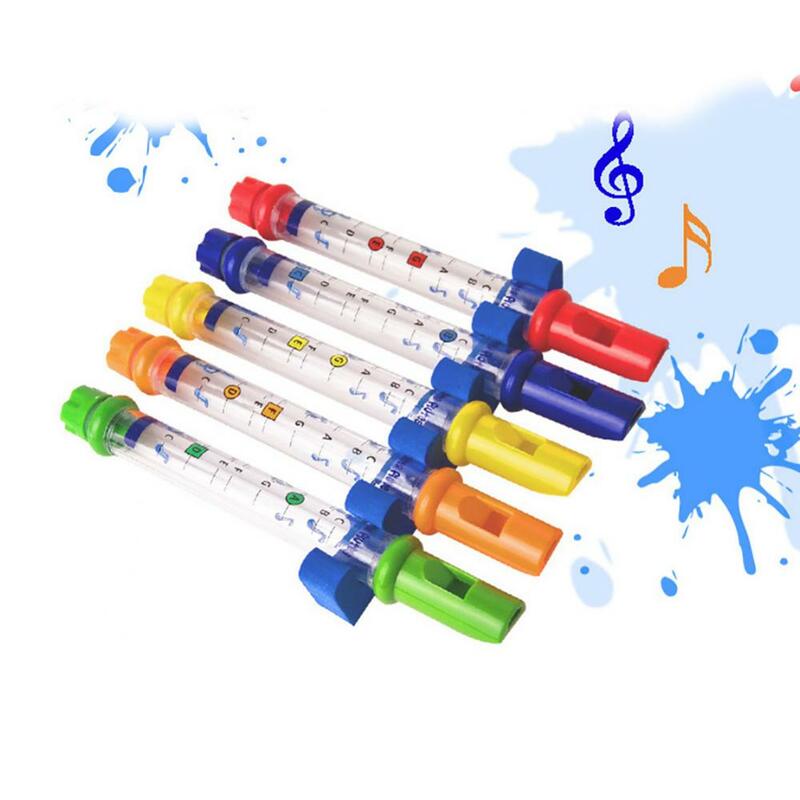 Flauto d'acqua giocattolo bambini bambini doccia colorata vasca da bagno Tunes musica suoni regalo