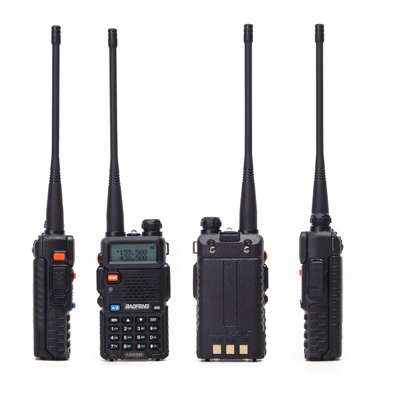 Baofeng BF-UV5R 휴대용 워키 토키 Pofung UV-5R VHF/UHF 듀얼 밴드 양방향 라디오 아마추어 라디오 사냥 UV-82 UV-9R 플러스