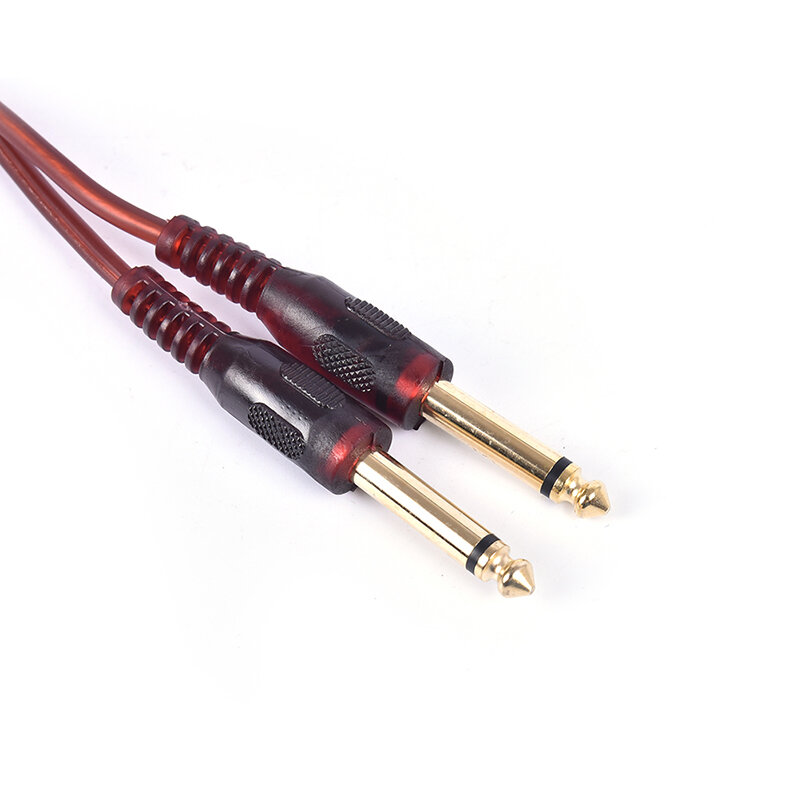 Fully Shielded 5-Ft Cable, Dual RCA Male to Dual 6.35mm 1/4 inch Male