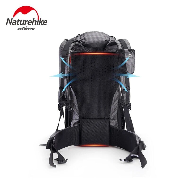 Naturehike mochila de escalada, à prova d'água, esportiva, bolsa para viagem, acampamento, caminhada, feminina