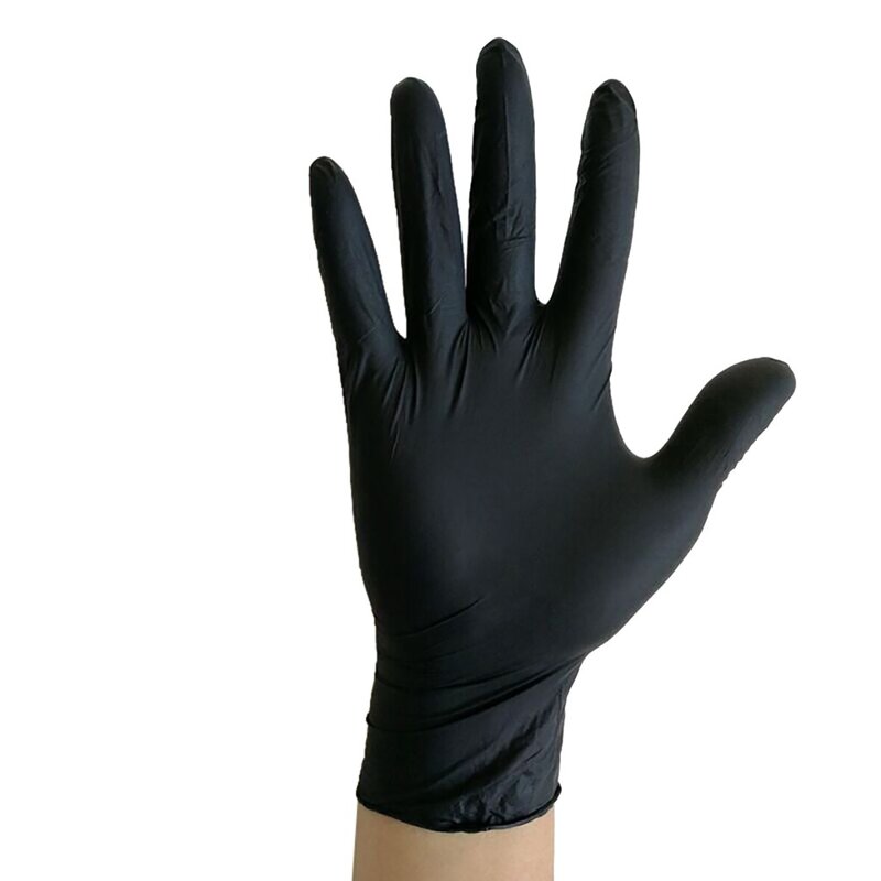 Guanti monouso in Nitrile 100PC guanti in lattice senza polvere impermeabili per guanti da cucina per uso domestico