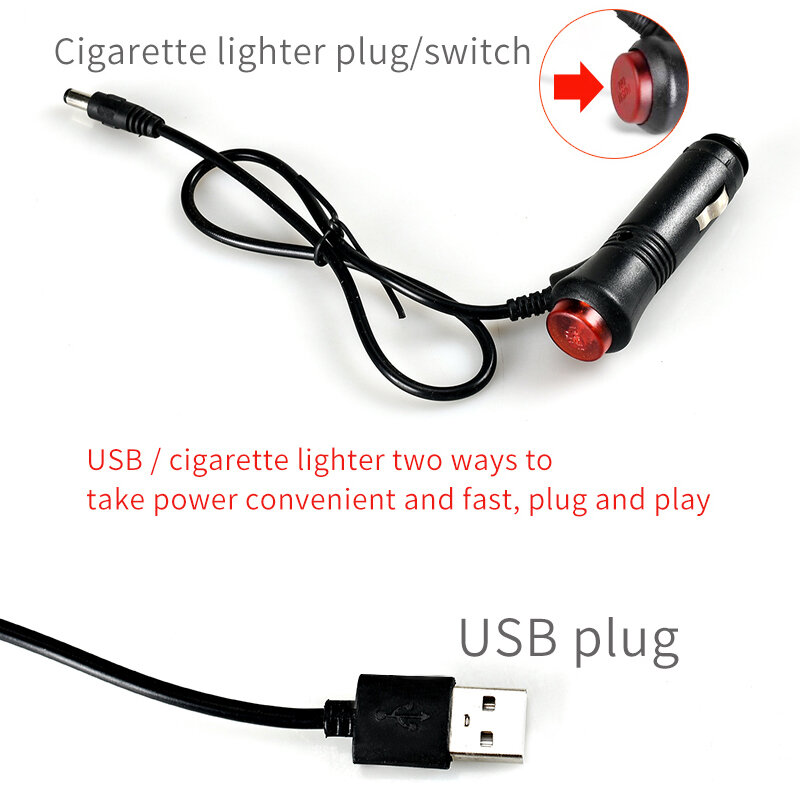 Lâmpada LED de iluminação de piso do carro USB, ambiente, com controle remoto de musica, sem fio, modos múltiplos