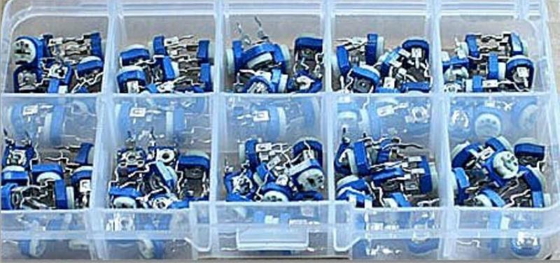 Kit resistore regolabile 100 pezzi RM-065 kit potenziometro 500R - 1M