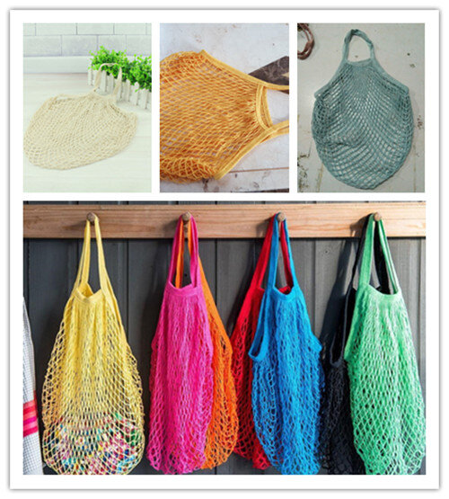New Fashion Women Shopping Bags Fruit String Grocery Tote Hot Sale Mesh Woven Net Bag Photography Props High Quality Handbags