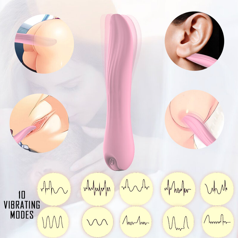 Leccare vibratore femminile capezzolo stimolatore punto G Vagina clitoride masturbatore dildo Sex Shop Cunnilingus giocattolo per adulti