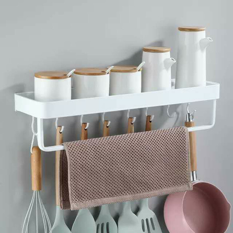 Küche Regal Aluminium Wand-Montiert Platz Shampoo Regal Kosmetische Regale Küche Netze Regal Rack Veranstalter Rack