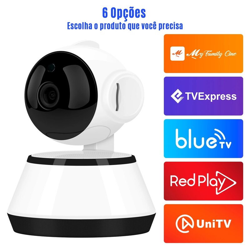 Redplay Brasil Mensal TVE Express TVExpress Minha Família MFC Bluetooth V UniTV Wireless Ip Dome Indoor Pan Tilt untuk Bayi Kamera Wifi