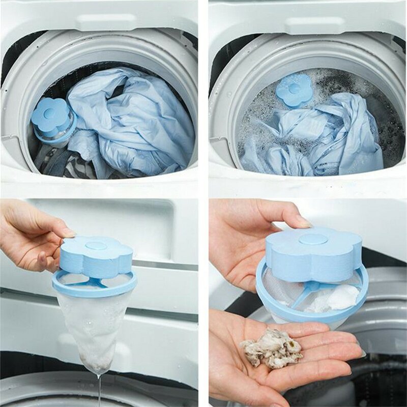 2 stücke Schwimm Pet Pelz Catcher Werkzeuge Home Waschmaschine Schwimmt Filter Mesh Tasche Filter Haar Remover Dekontamination Wäsche Ball