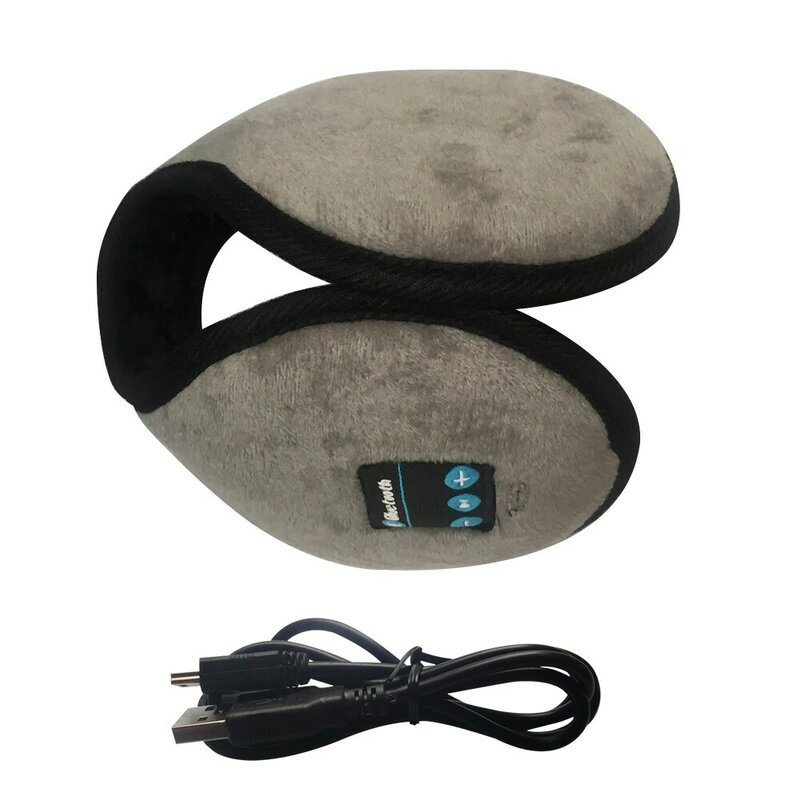 Słuchawki nauszniki do chodzenia muzyka zestaw głośnomówiący wbudowany głośnik słuchawki douszne do biegania zimowe bezprzewodowe Stereo HD