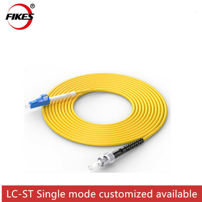 10 m/pces lc upc para fc upc simplex 3.0mm g657a2 pvc único modo fibra cabo de remendo jumper sx núcleo