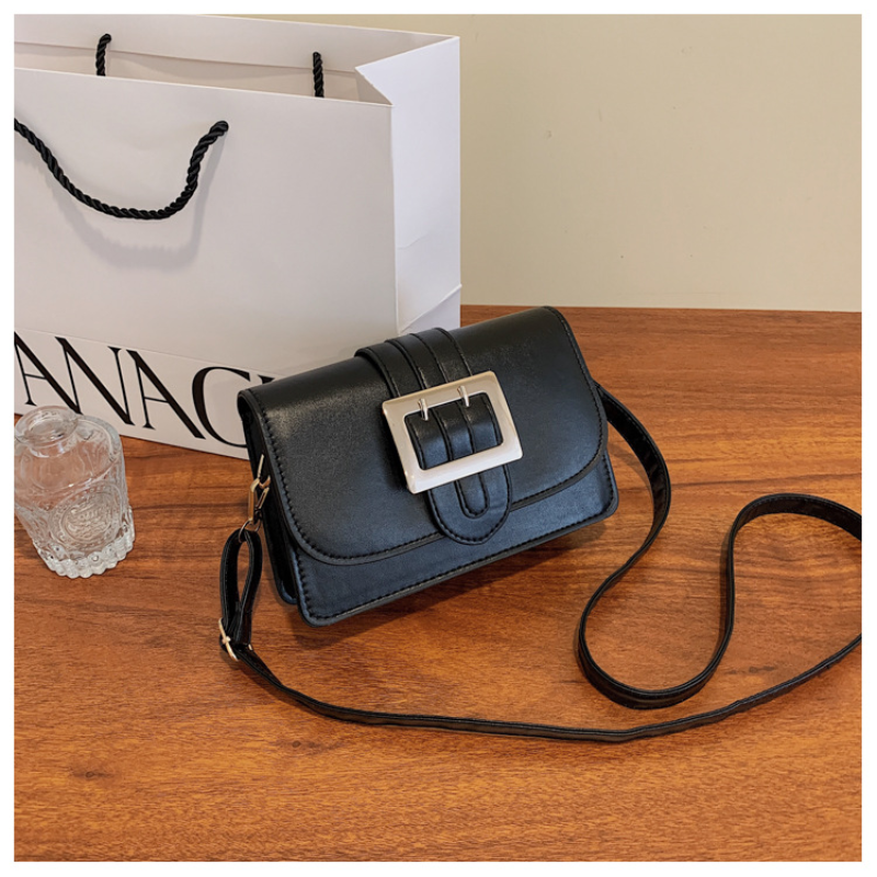 Bolso de mano cuadrado pequeño para mujer, bolsa de mensajero para teléfono móvil, decoración de cinturón de moda, 2021