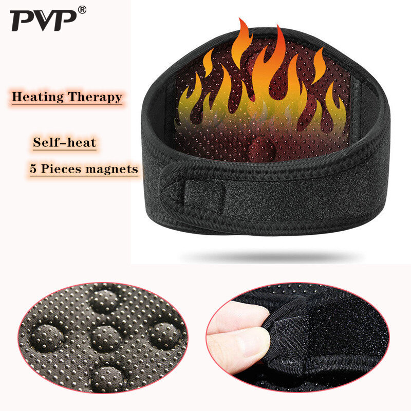 PVP 1Pcs Health Care Neck Support Massager  Tourmaline Self-heating Neck Belt Protection Spontaneous Heating Belt Body Massager