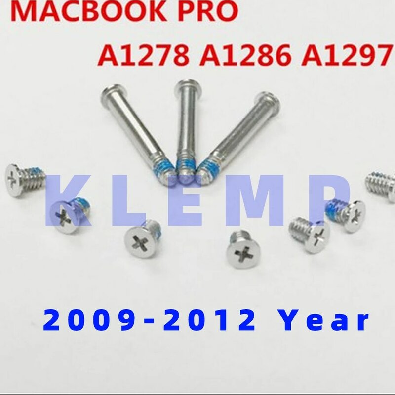 Нижний корпус, резиновые ножки с винтами и отверткой для Macbook Pro, 13 дюймов, 15 дюймов, 17 дюймов, A1278, A1286, A1297, 2008, 2009, 2010, 2011, 2012 года