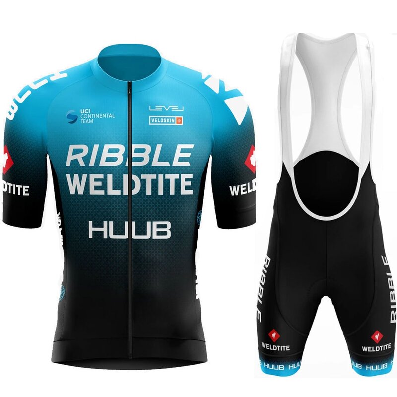 HUUB fluo – Maillot de cyclisme pour hommes, ensemble de cyclisme jaune, short de vélo, pantalon de route, vêtements vtt, 2021