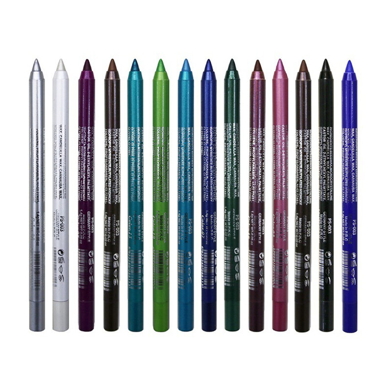 14 farben Eyeliner Lidschatten Stift Lang anhaltende Nicht Blooming Eye Liner Make-Up Stift Glatte Eyeliner Bleistift Make-Up Kosmetik TSLM2