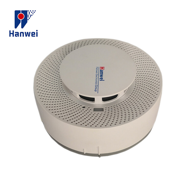 Hanwei-Detector de humo mejorado YB010, alarma de incendios de respuesta rápida, batería de 2400mA aprobada por la CE, 5 años