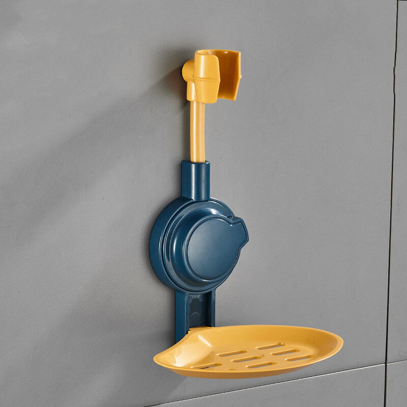 Cabeça de chuveiro ajustável suporte do chuveiro suporte de montagem na parede de plástico titular rack de banho acessórios do banheiro