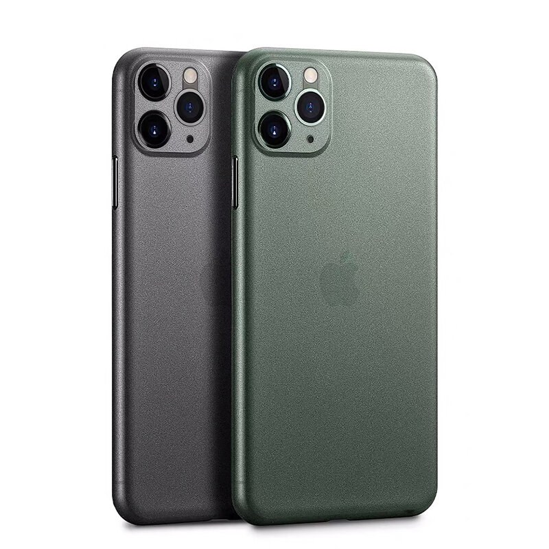 Capa fosca 0.2mm para iphone, capa ultra fina e transparente para iphone se 2020, pro, xs max, x, xr, 8, 7, 6s, 6 plus