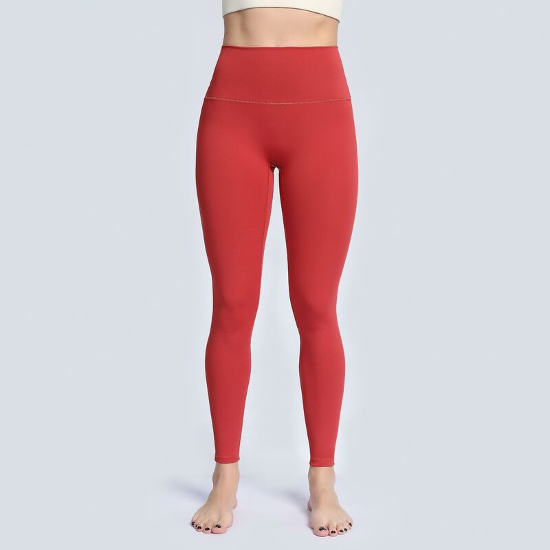 Legging Yoga Nilon Celana Kebugaran Gym Wanita Celana Ketat Latihan Push Up Pakaian Olahraga Ramping Legging Lari Pinggang Tinggi Elastis