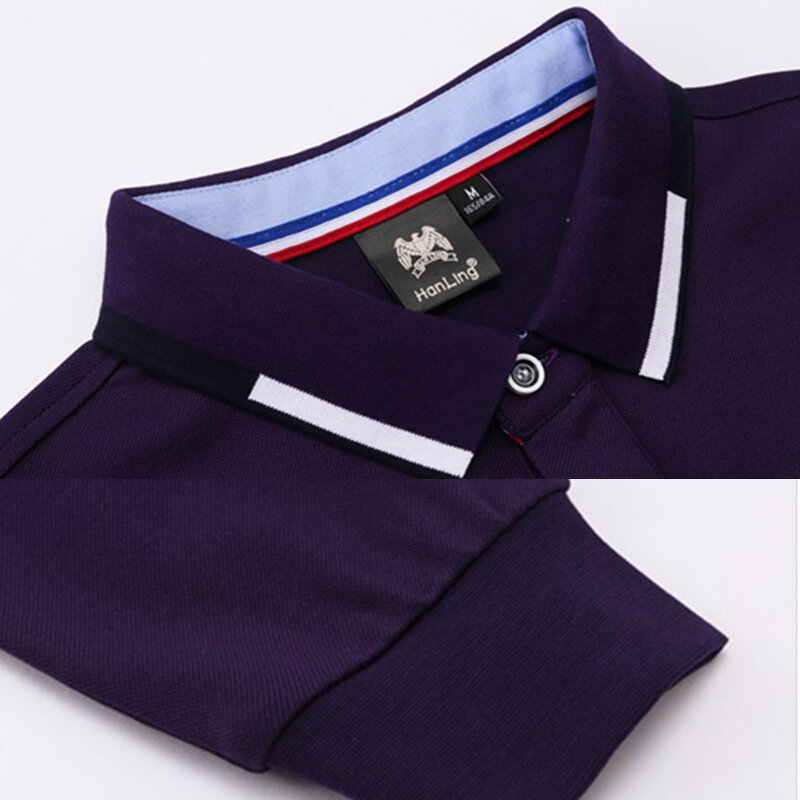 Polo à manches longues brodé sur mesure, chemise polo à manches longues brodée sur mesure, uniforme, vêtements de travail personnalisés