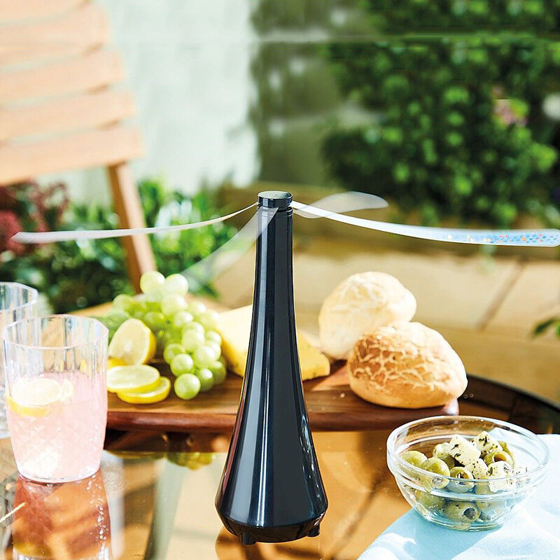 Portable Outdoor Kitchen Fly Repellent Fan Food Protector Fly Destroyer Keep Flies Bugs Away From Food Pest Repellent Table Fan