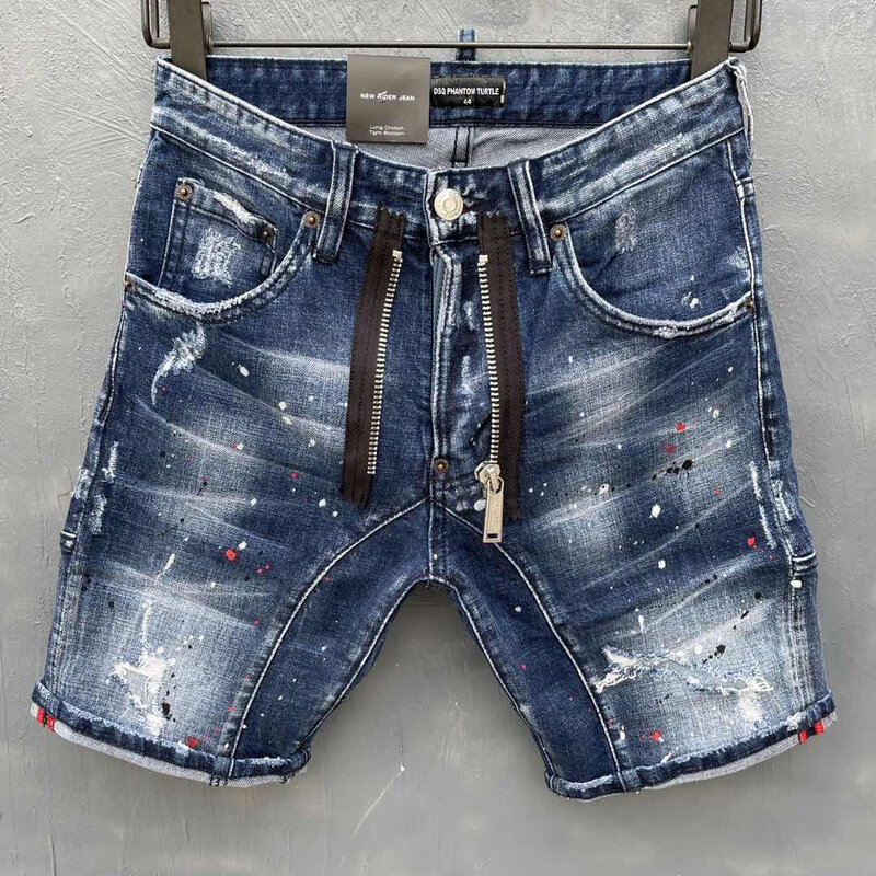 DSQ PHANTOM เต่า2021ใหม่ Slim Fit กางเกงยีนส์ผู้ชาย Basic กางเกงยีนส์ Plus ขนาดเสื้อผ้าแบรนด์ DSQ2026