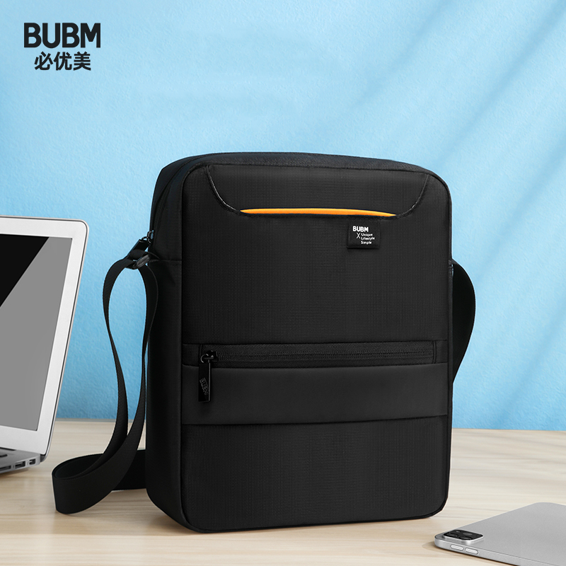 Bubm Mens Messenger Bag Reizen Casual Canvas Student Schouder Tablet Travel Crossbody Bag