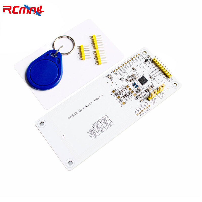 Rccomercial PN532 NFC/tablero de RFID V1.3, Compatible con Arduino + Tarjeta blanca