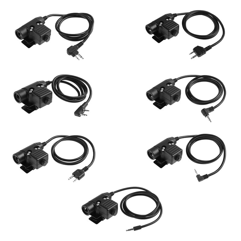 Militär Headset Adapter U94 PTT für Icom / Kenwood / Midland / Motorola Talkabout/Handy Headset PTT Kabel stecker