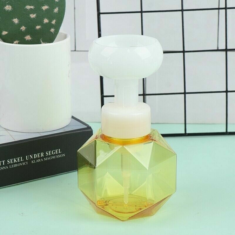 300ml Flower Foam Bottle Refillable Bathroom Hand Soap Shampoo Cosmetic Empty Liquid Container Travel Transparent Split Bottling