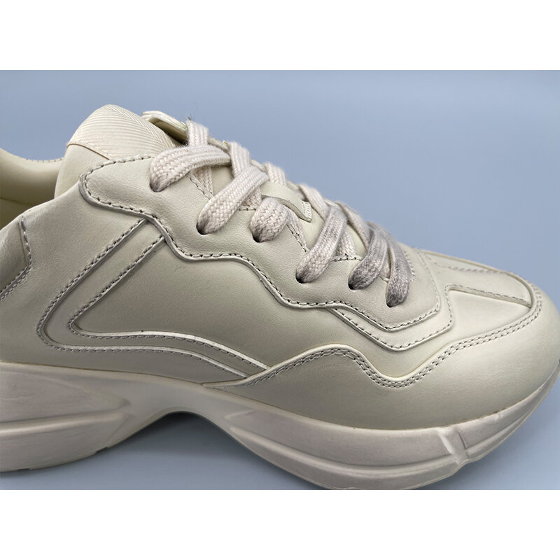 2021 novos tênis masculinos confortáveis respirável sapatos planos femininos de couro antiderrapante moda masculina casual rhyton sapatos tamanho grande