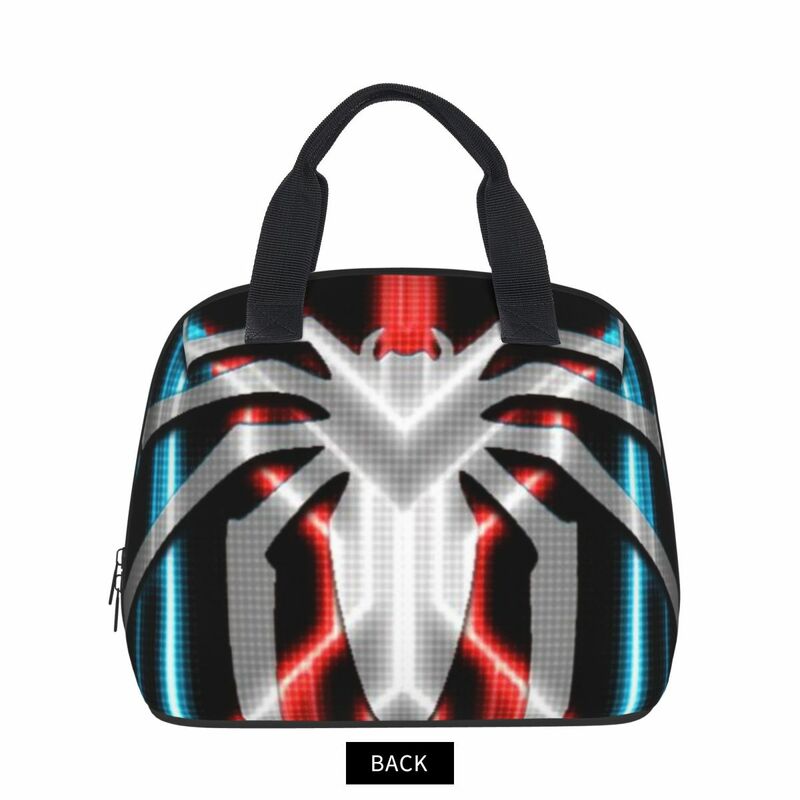 NOISYDESIGNS Travel Lunch Bag Insulated Women Cool Spider Pattern Print Food Case School Cooler Warm Bento Box for Kids