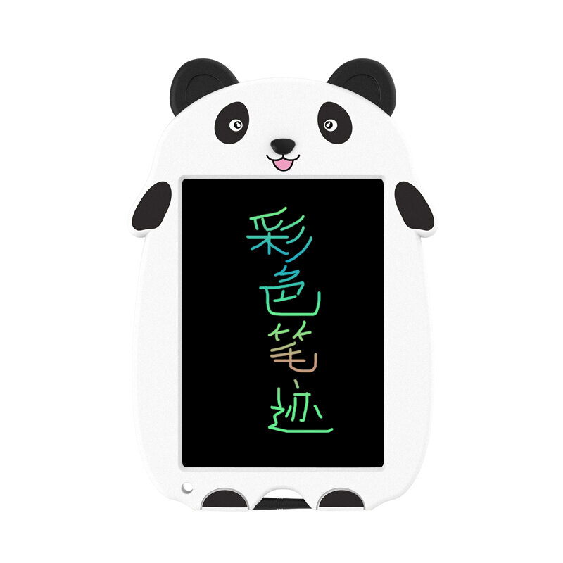 8.5 Polegada portátil, escrita/desenho tablet gráficos digitais placa de exercício crianças estudo almofada panda bonito