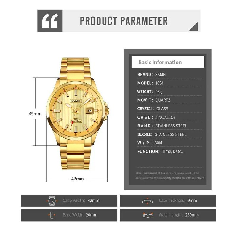 Skmei relógios de quartzo masculino relógio de pulso de aço inoxidável de luxo data de moda relógio de hora de negócios masculino design original reloj hombre