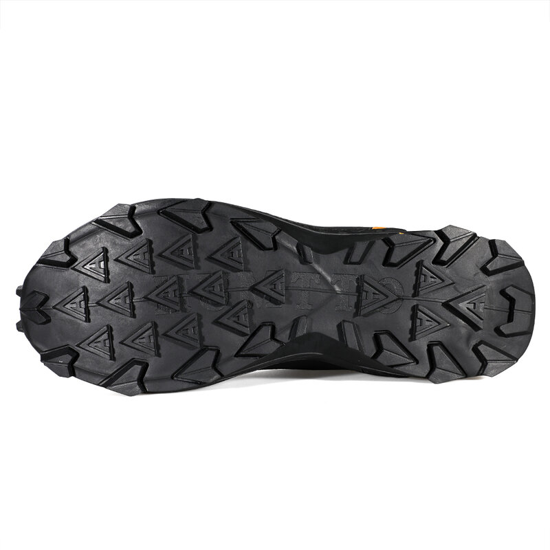 Botas de plataforma impermeables para hombre, zapatos de seguridad para el trabajo, de cuero, marca de diseñador, botines de goma con cordones para motocicleta, para invierno