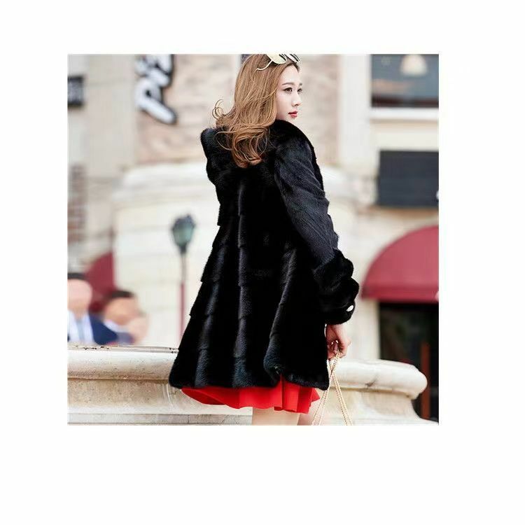 Cappotti di pelliccia naturale inverno donna cappotto di pelliccia di visone giacche di vera pelle femminile donna Oversize caldo spesso staccabile lungo 2021 nuovo