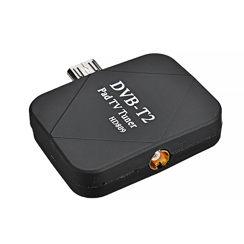 Mayitr-receptor sintonizador de TV Digital HD, 1 unidad, DVB-T2, Micro USB, Dongle, 2 Kits de antena para teléfono Android