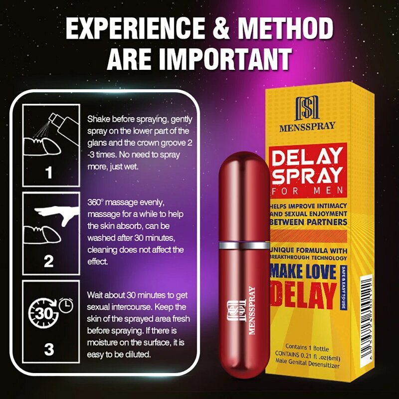 MENSSPRAY-espray potente para alargar el pene, espray esencial para hombres, previene la eyaculación precoz, agrandamiento de la erección, prolonga 60Min