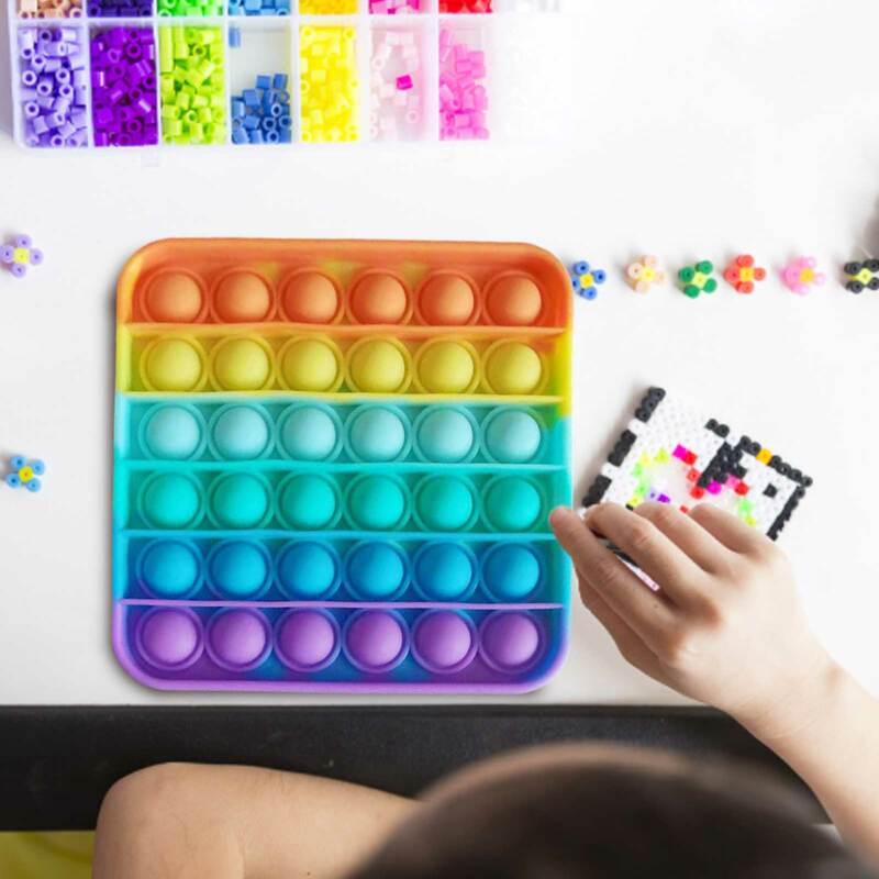 Пуш-ап поп-пузырь сенсорная игрушка для аутистов потребности мягкие игрушки для снятия стресса для взрослых и детей смешные анти-стресс PopIt ...