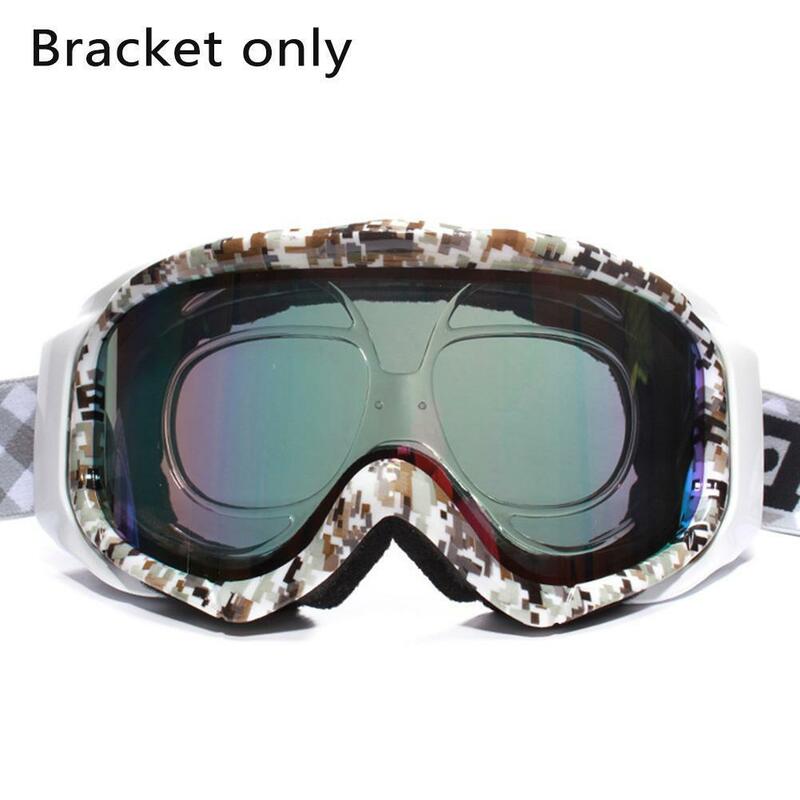 Adaptador óptico de inserción de marco de gafas de esquí, gafas de miopía graduadas flexibles, montura de Snowboard, lentes de esquí